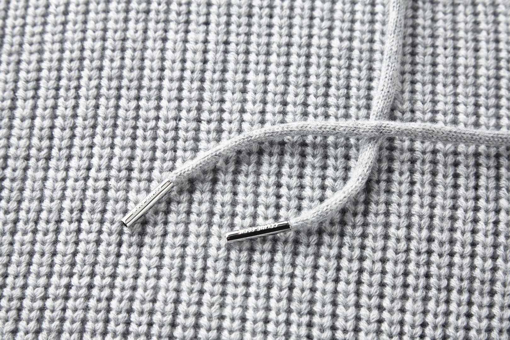 CELINE 赛琳 标识刺绣针织帽衫 毛衣 卫衣 长袖 灰色 B0 RY0FV0ZTQ-08GC