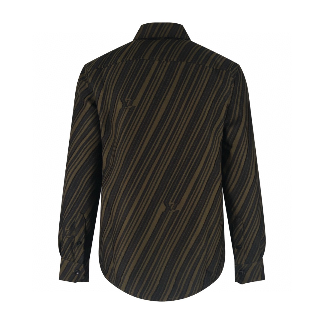 LOUIS VUITTON 路易威登 斜纹提花衬衫 外套 长袖 A5 1AFAU4