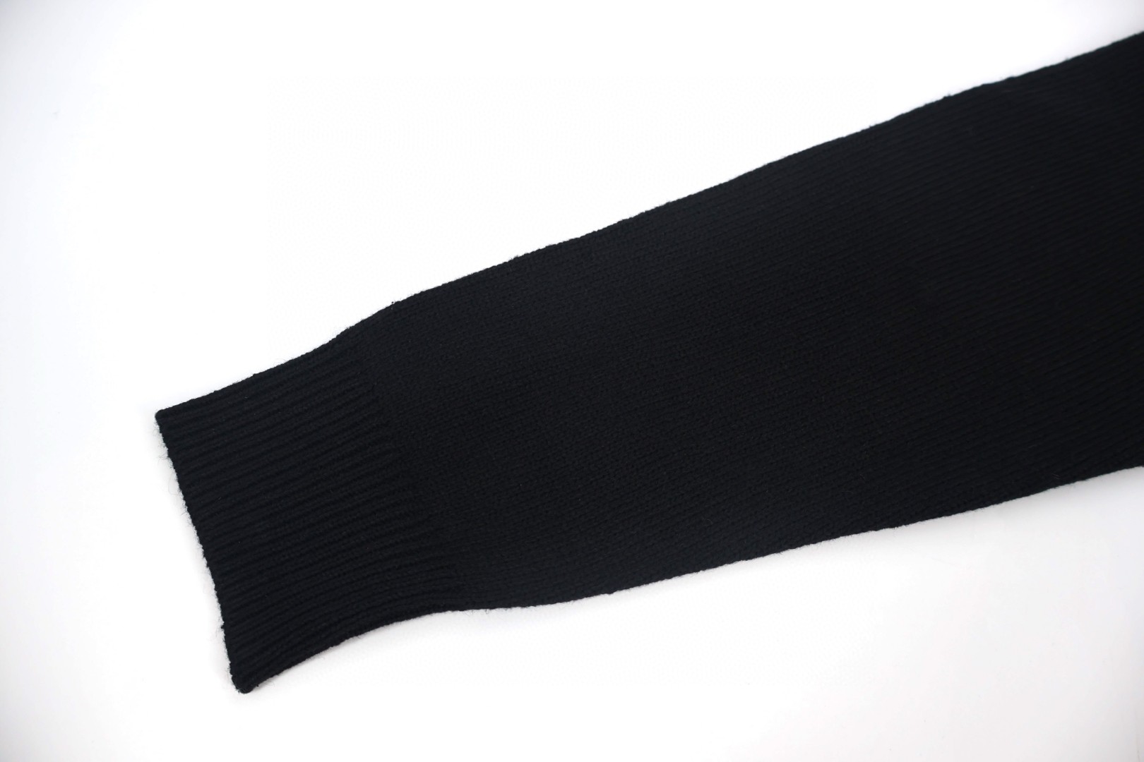 STONE ISLAND 石头岛 袖标圆领毛衣 长袖 外套 米色 黑色 B0 8115506A2-V0097