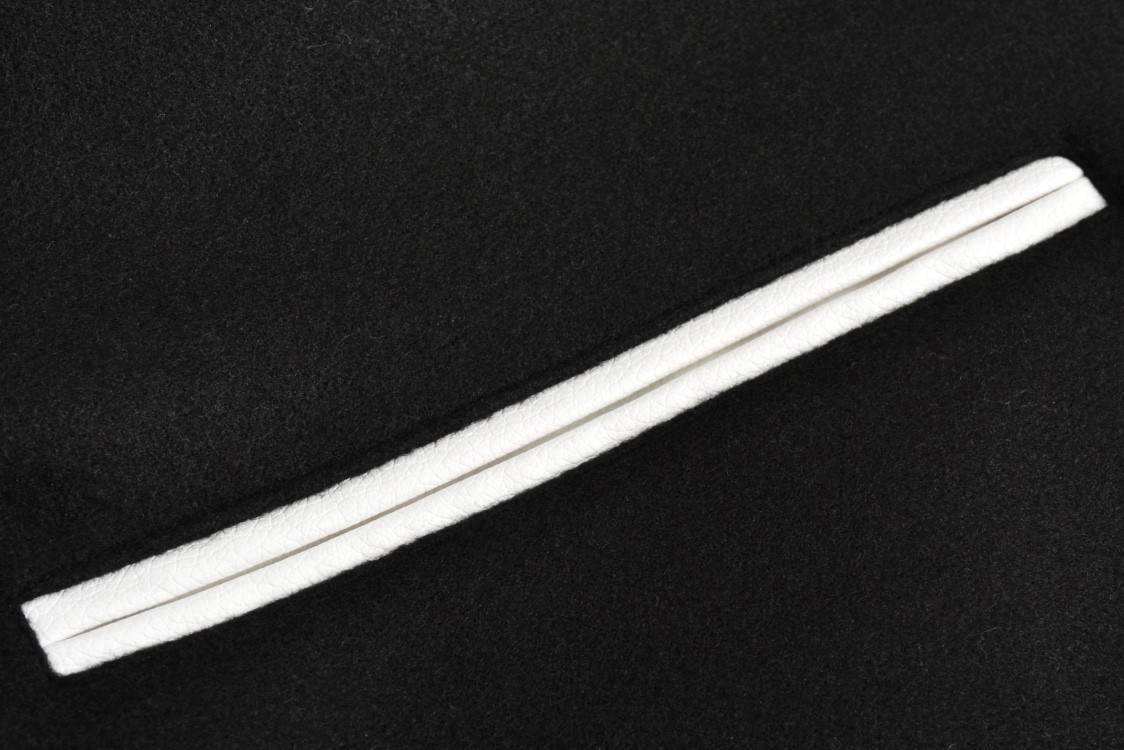 Givenchy 纪梵希 羊毛毛呢刺绣拼皮棒球服 夹克 外套 长袖 黑色 C0 BM00QR611V-004