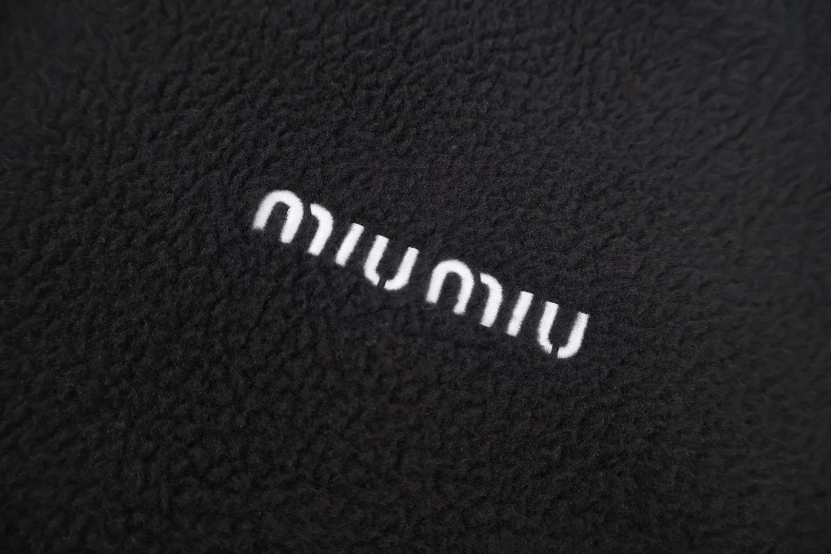 MIU MIU 缪缪 摇粒绒毛领羽绒服 夹克 外套 长袖 保暖 黑色 D0 ML1123-17OQ-F0008-S-OOO