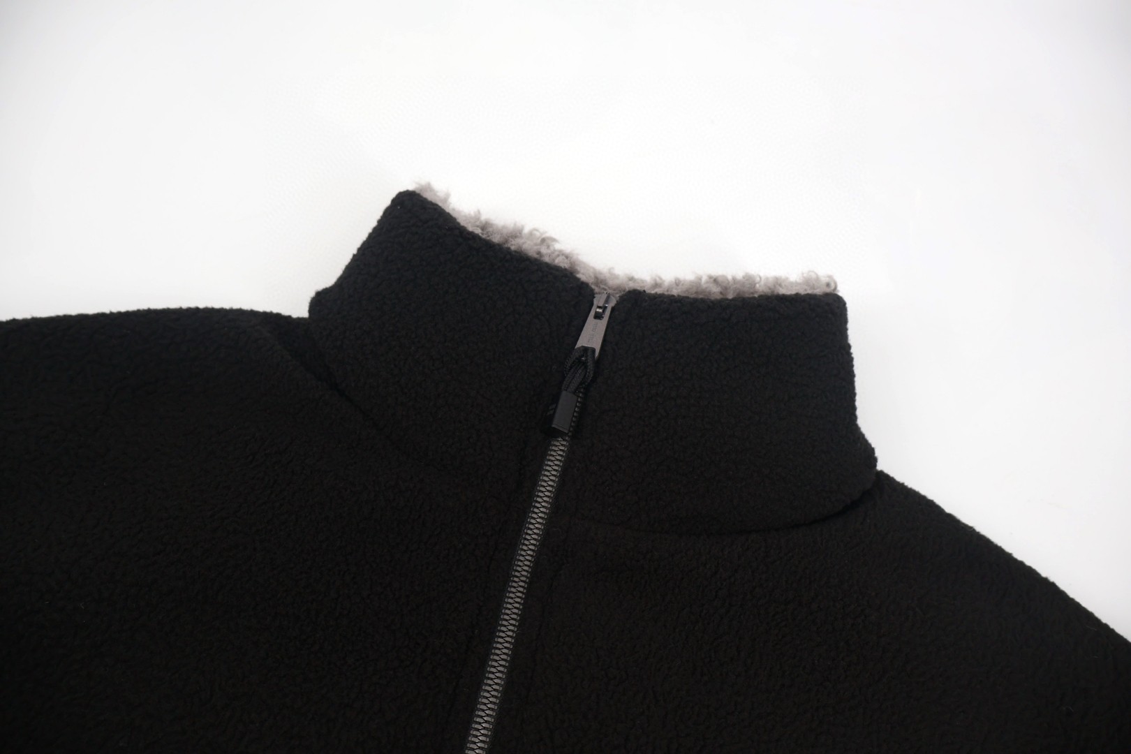 MIU MIU 缪缪 摇粒绒毛领羽绒服 夹克 外套 长袖 保暖 黑色 D0 ML1123-17OQ-F0008-S-OOO