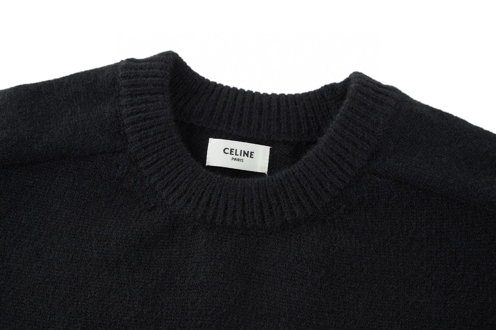 CELINE 赛琳 刺绣标识针织衫 毛衣 长袖 咖色 蓝色 藏青色 绿色 卡其色 黑色 B0 