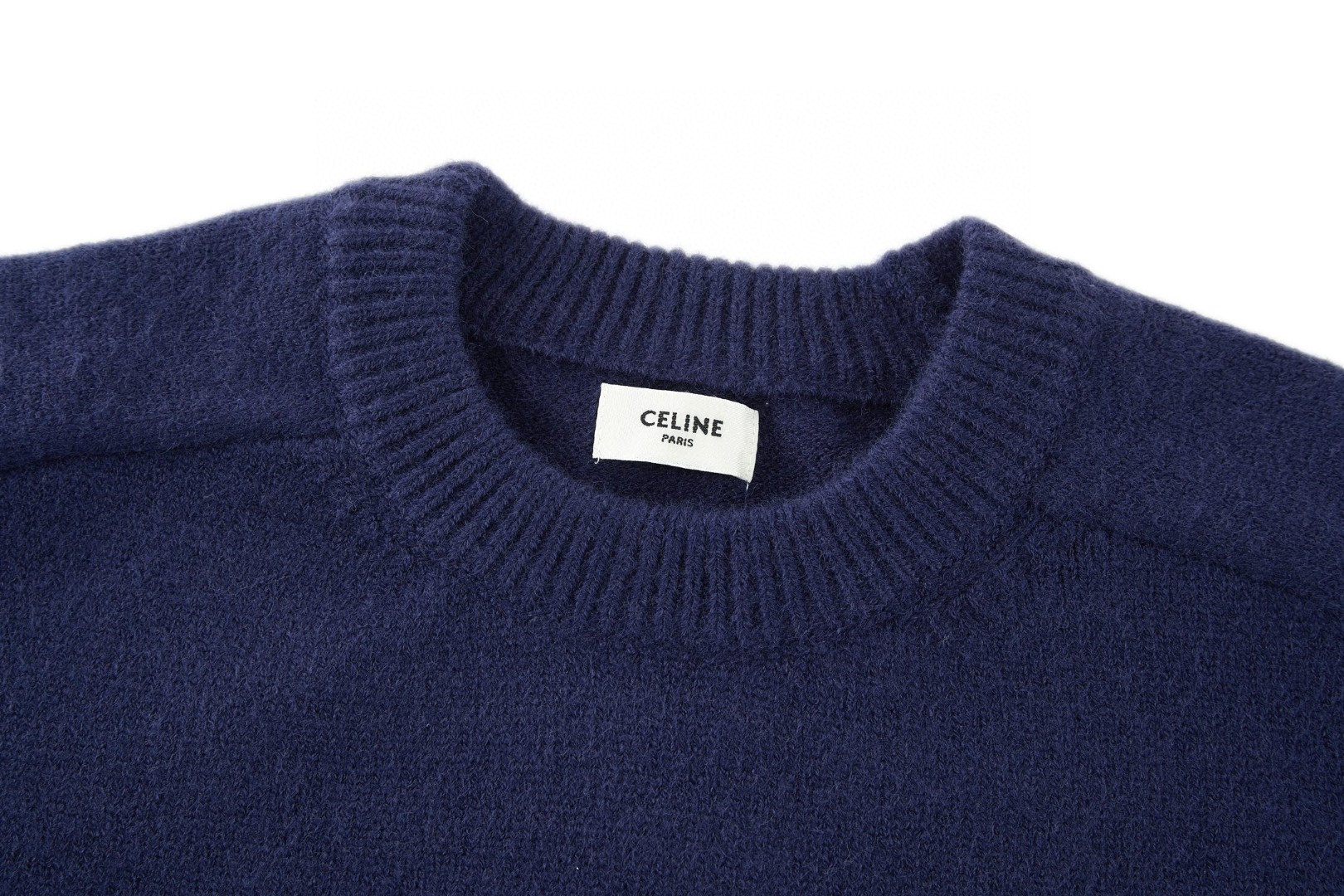 CELINE 赛琳 刺绣标识针织衫 毛衣 长袖 咖色 蓝色 藏青色 绿色 卡其色 黑色 B0 