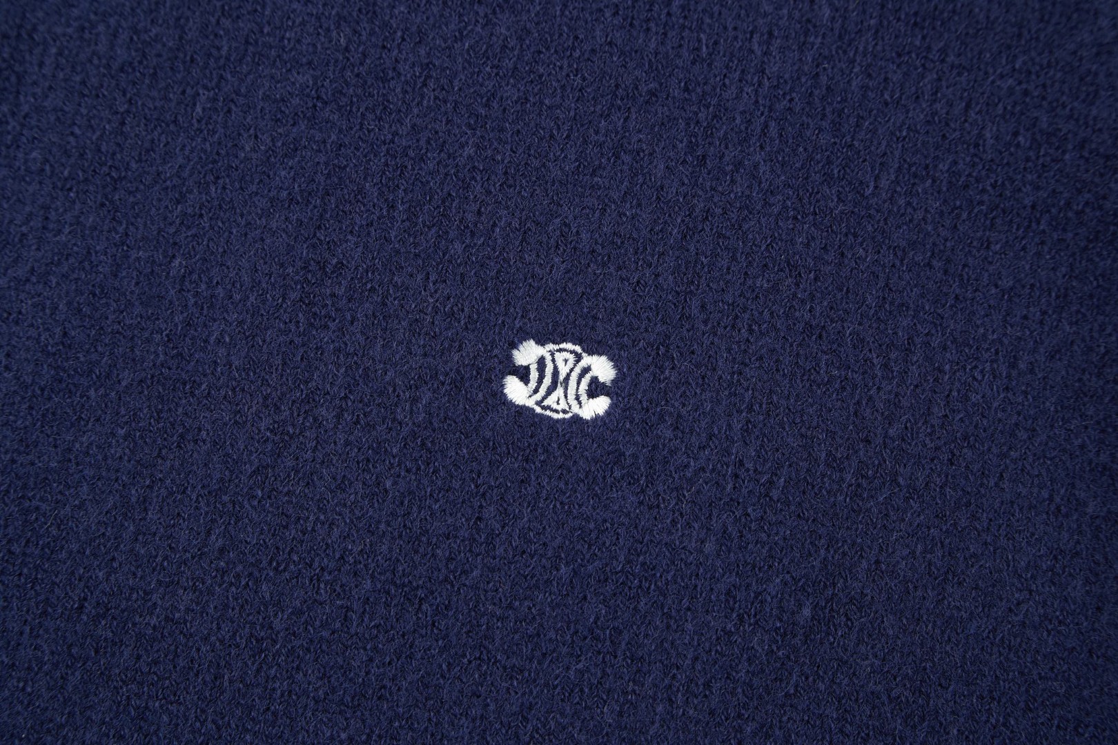 CELINE 赛琳 刺绣标识针织衫 毛衣 长袖 咖色 蓝色 藏青色 绿色 卡其色 黑色 B0 