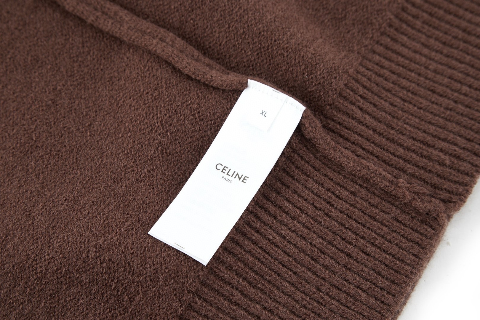 CELINE 赛琳 刺绣标识针织衫 毛衣 长袖 咖色 蓝色 藏青色 绿色 卡其色 黑色 B0 