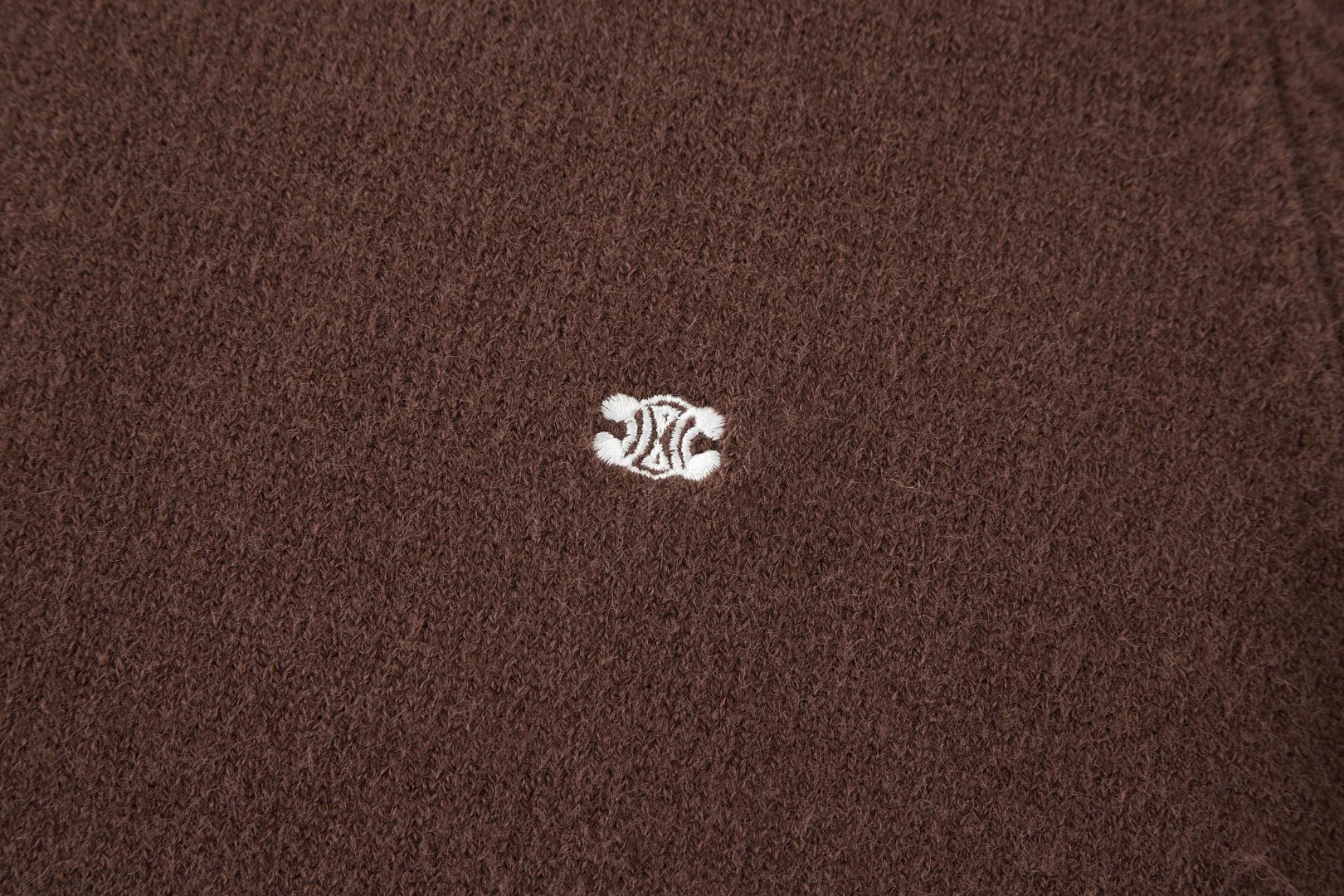 CELINE 赛琳 刺绣标识针织衫 毛衣 长袖 咖色 蓝色 藏青色 绿色 卡其色 黑色 B0 