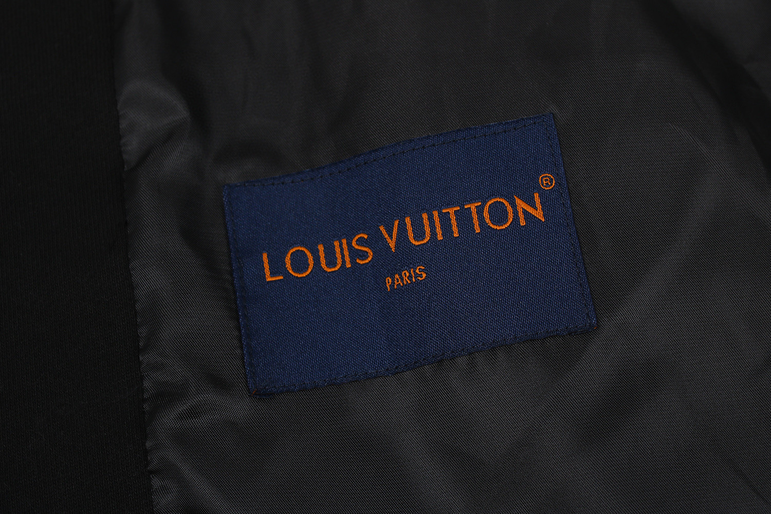 LOUIS VUITTON 路易威登 针织束腰拼接棒球服 夹克 外套 黑色 C0 1AGTR4
