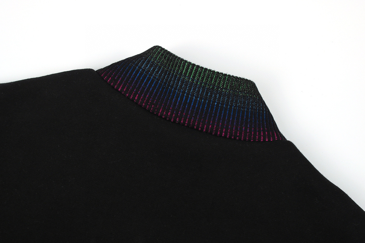 LOUIS VUITTON 路易威登 针织束腰拼接棒球服 夹克 外套 黑色 C0 1AGTR4