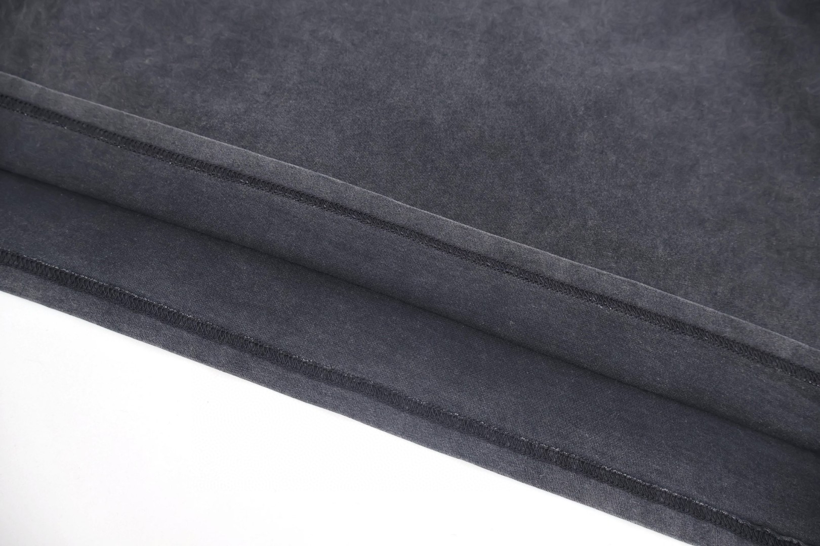 Balenciaga 巴黎世家 双B锁扣水洗做旧T恤 卫衣 长袖 灰色 A5 850404TTVD61041