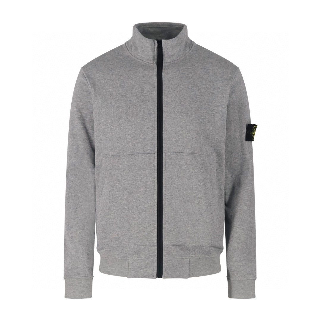 STONE ISLAND 石头岛 拉链立领卫衣 夹克 长袖 外套 灰色 B5 811564351-A0M64