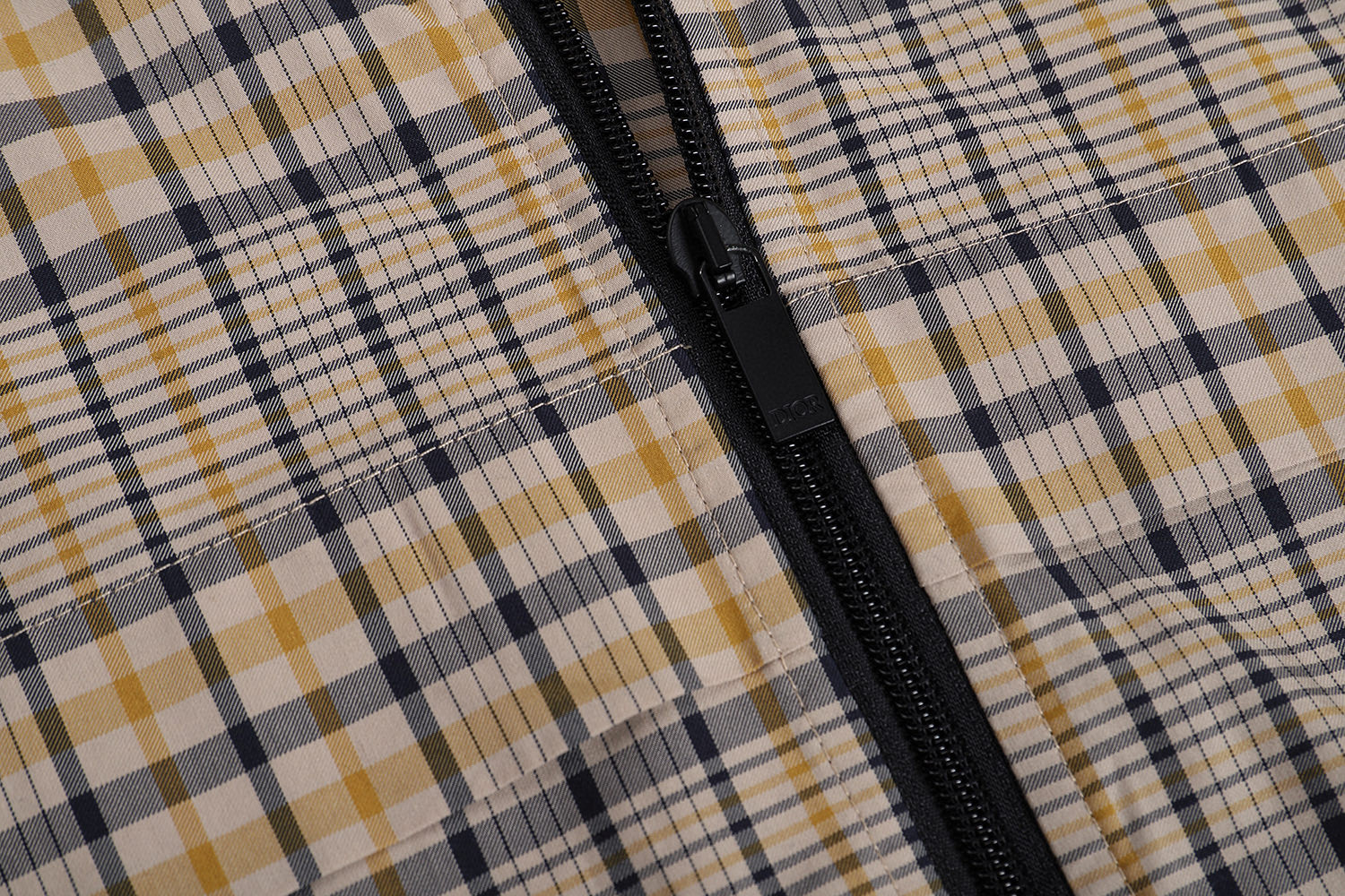 DIOR 迪奥 梭织格纹拉链衬衫 外套 长袖 B0 593C511A6523-C179