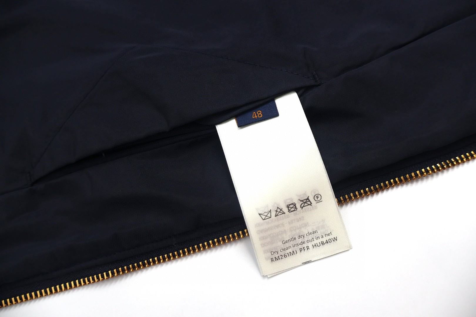 LOUIS VUITTON 路易威登 菱格刺绣logo棉服 外套 夹克 保暖 蓝色 C0 1AIJRG