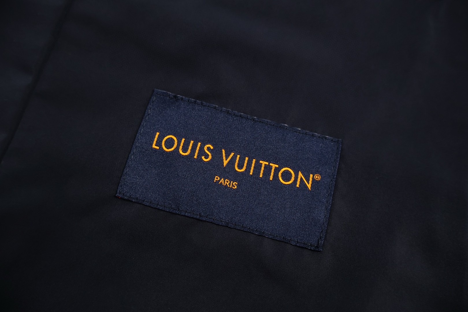 LOUIS VUITTON 路易威登 菱格刺绣logo棉服 外套 夹克 保暖 蓝色 C0 1AIJRG