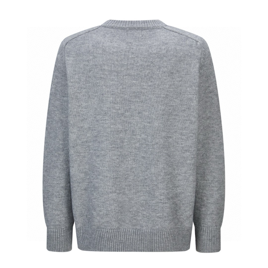 CELINE 赛琳 凯旋门刺绣针织衫 毛衣 长袖 灰色 B0 2AH80322U-09GM