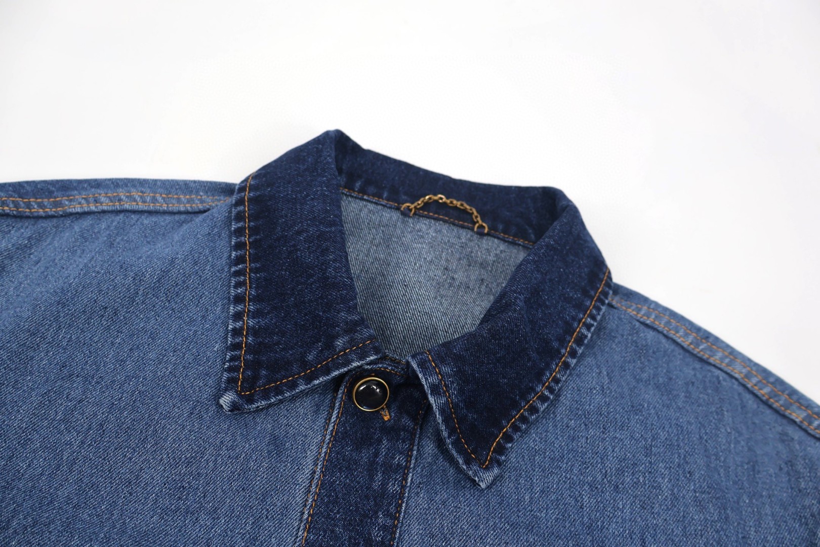 LOUIS VUITTON 路易威登 渐变牛仔外套 夹克 长袖 蓝色 C0 1AIK81