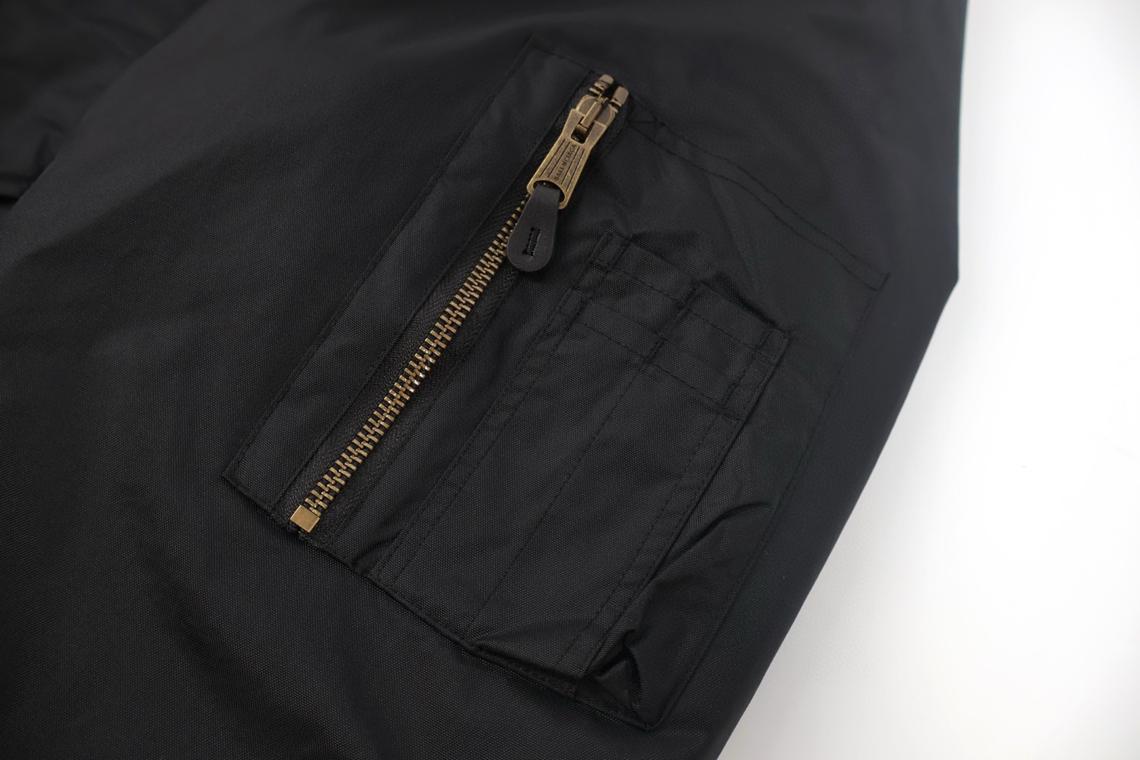 Balenciaga 巴黎世家 曼联贴饰飞行棉服 夹克 外套 长袖 黑色 C0 839101T00041000