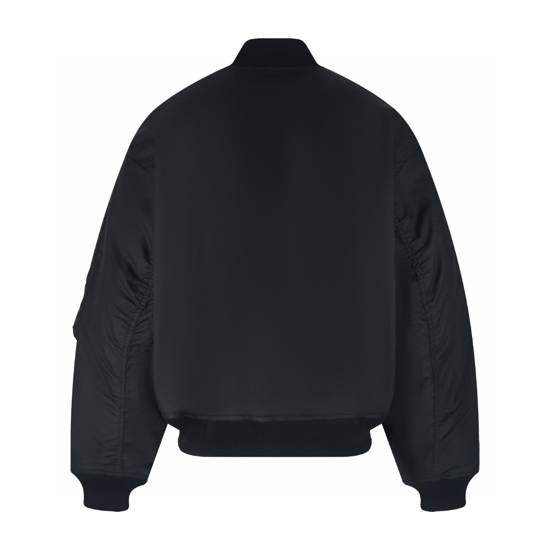 Balenciaga 巴黎世家 曼联贴饰飞行棉服 夹克 外套 长袖 黑色 C0 839101T00041000