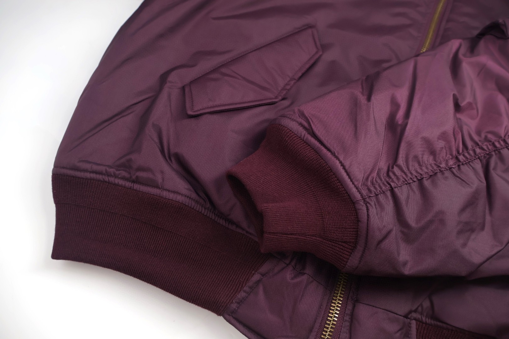 Balenciaga 巴黎世家 曼联贴饰飞行棉服 夹克 外套 长袖 深紫色 C0 839122TOO045441