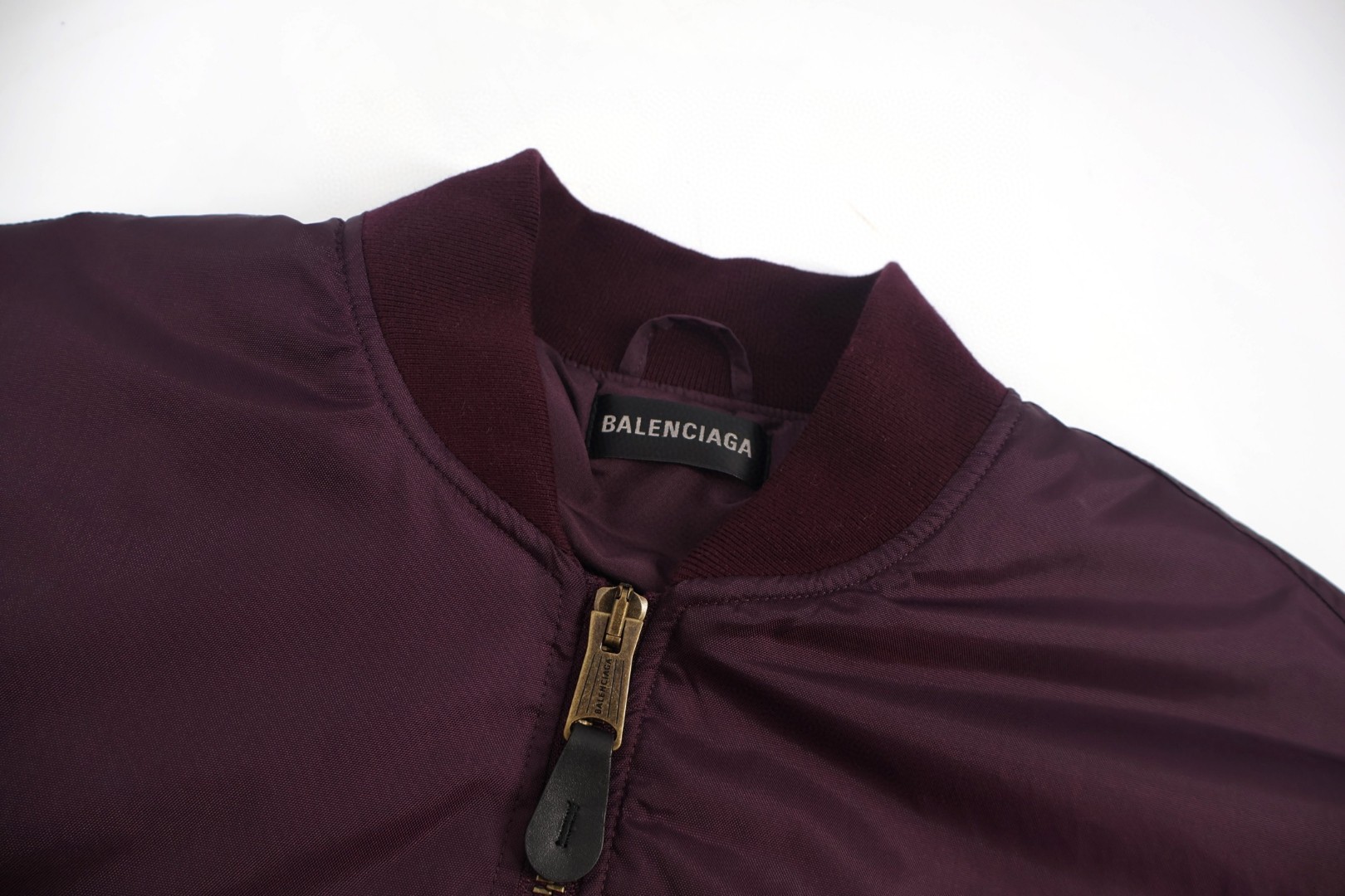 Balenciaga 巴黎世家 曼联贴饰飞行棉服 夹克 外套 长袖 深紫色 C0 839122TOO045441