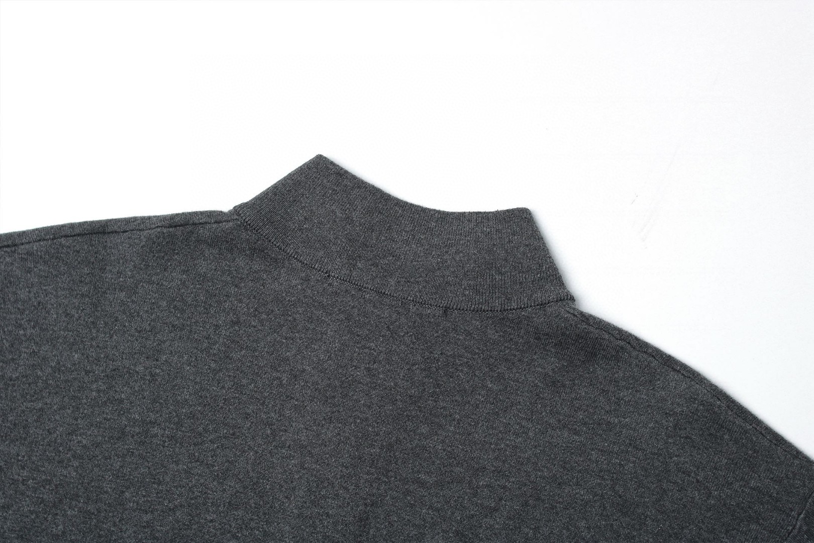 Balenciaga 巴黎世家 立领半拉链毛衣 针织衫 外套 长袖 灰色 B0 848830T34231262