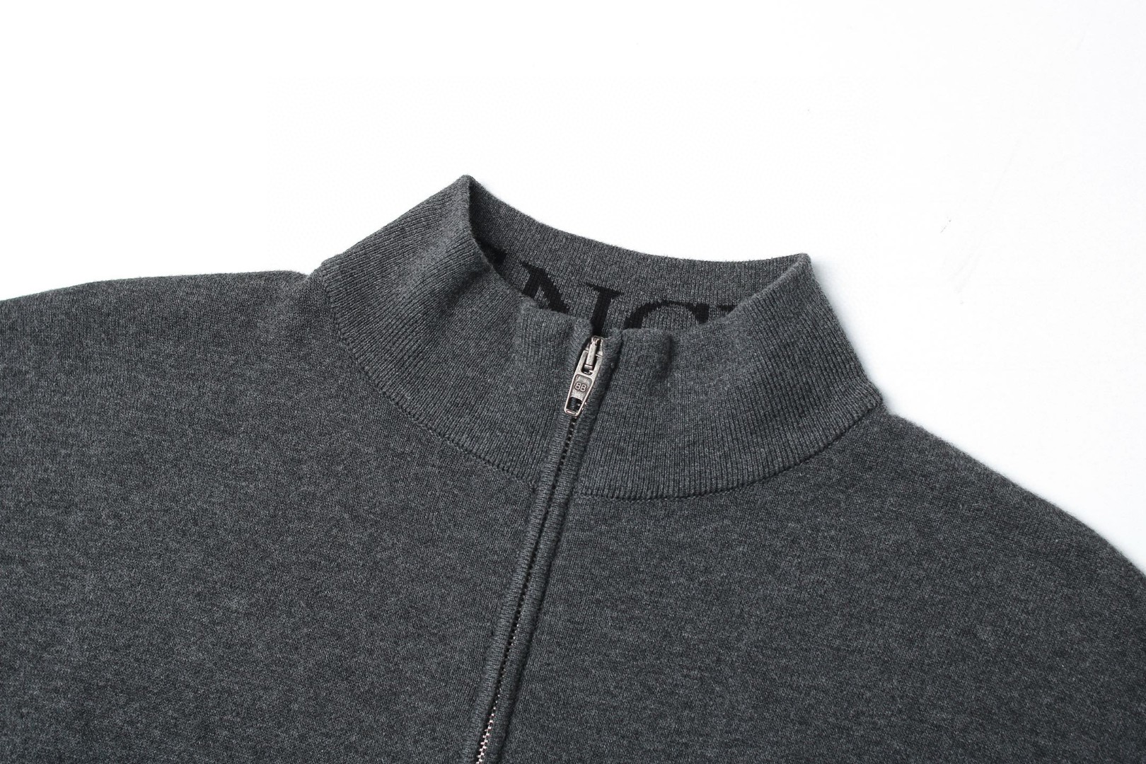 Balenciaga 巴黎世家 立领半拉链毛衣 针织衫 外套 长袖 灰色 B0 848830T34231262