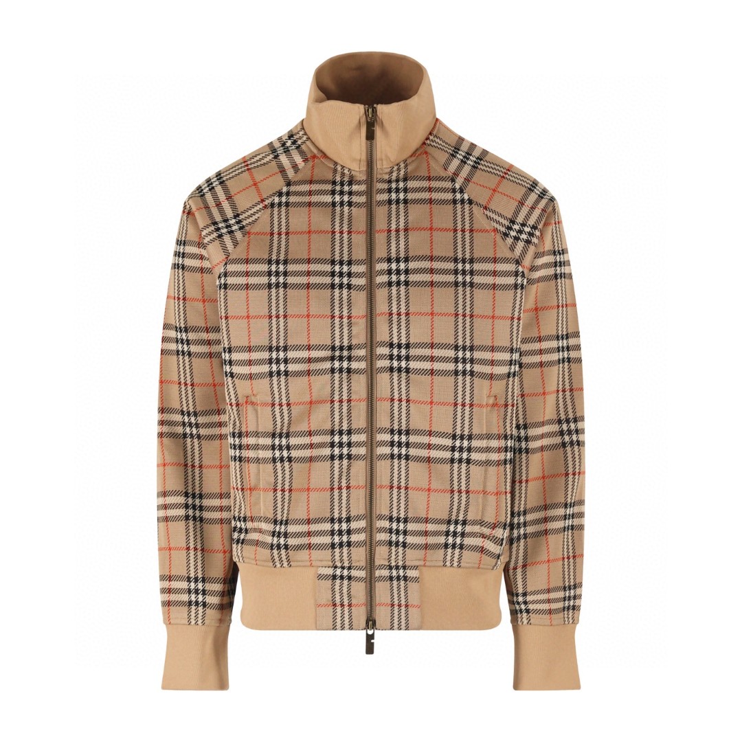 Burberry 巴宝莉 大格纹拉链运动外套 夹克 长袖 B5 81105671