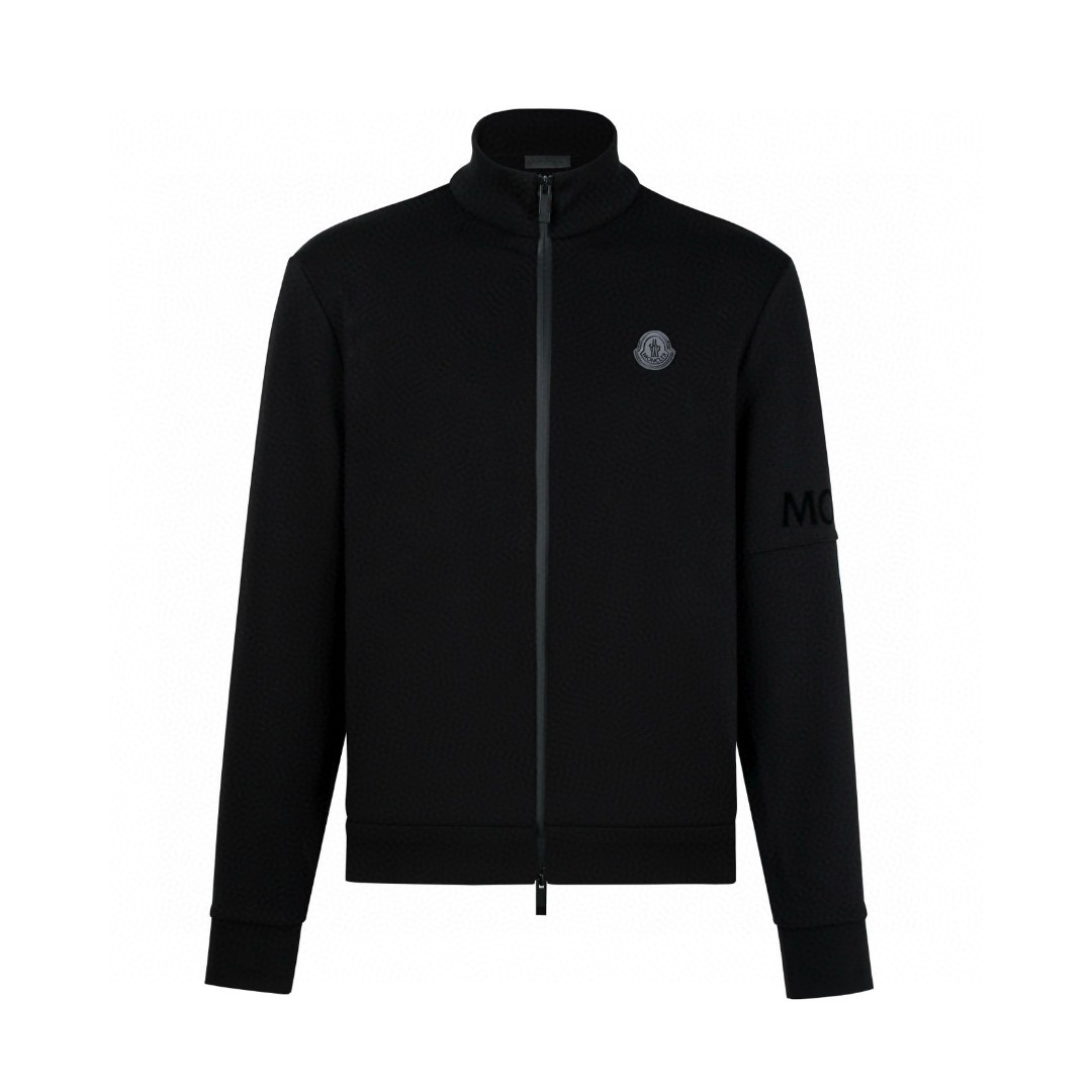 Moncler 蒙口 纯色立领拉链卫衣 夹克 外套 黑色 B0 K20918G0005689AZY999