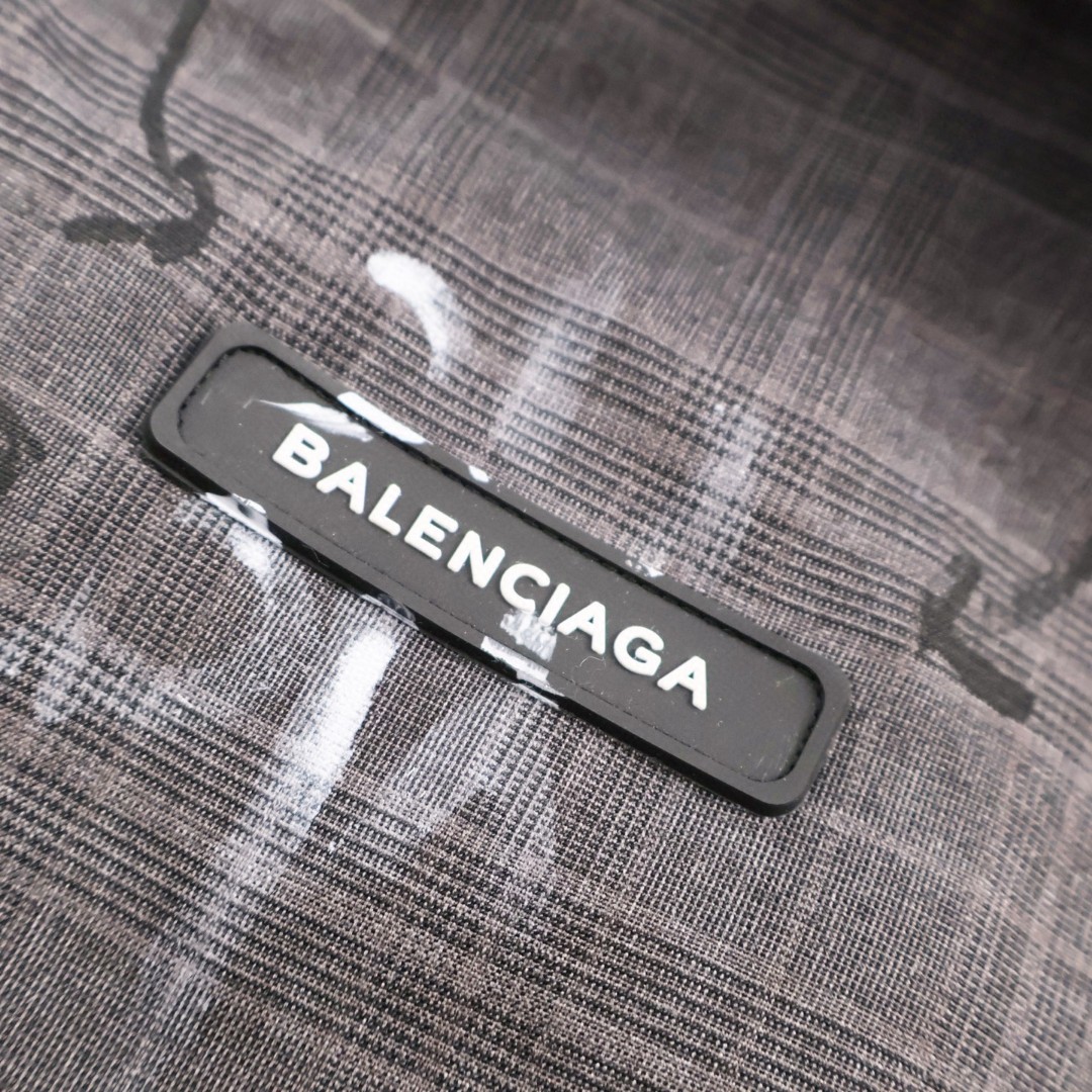 Balenciaga 巴黎世家 手绘涂鸦西装外套 长袖 灰色 C0 739591TOT071240