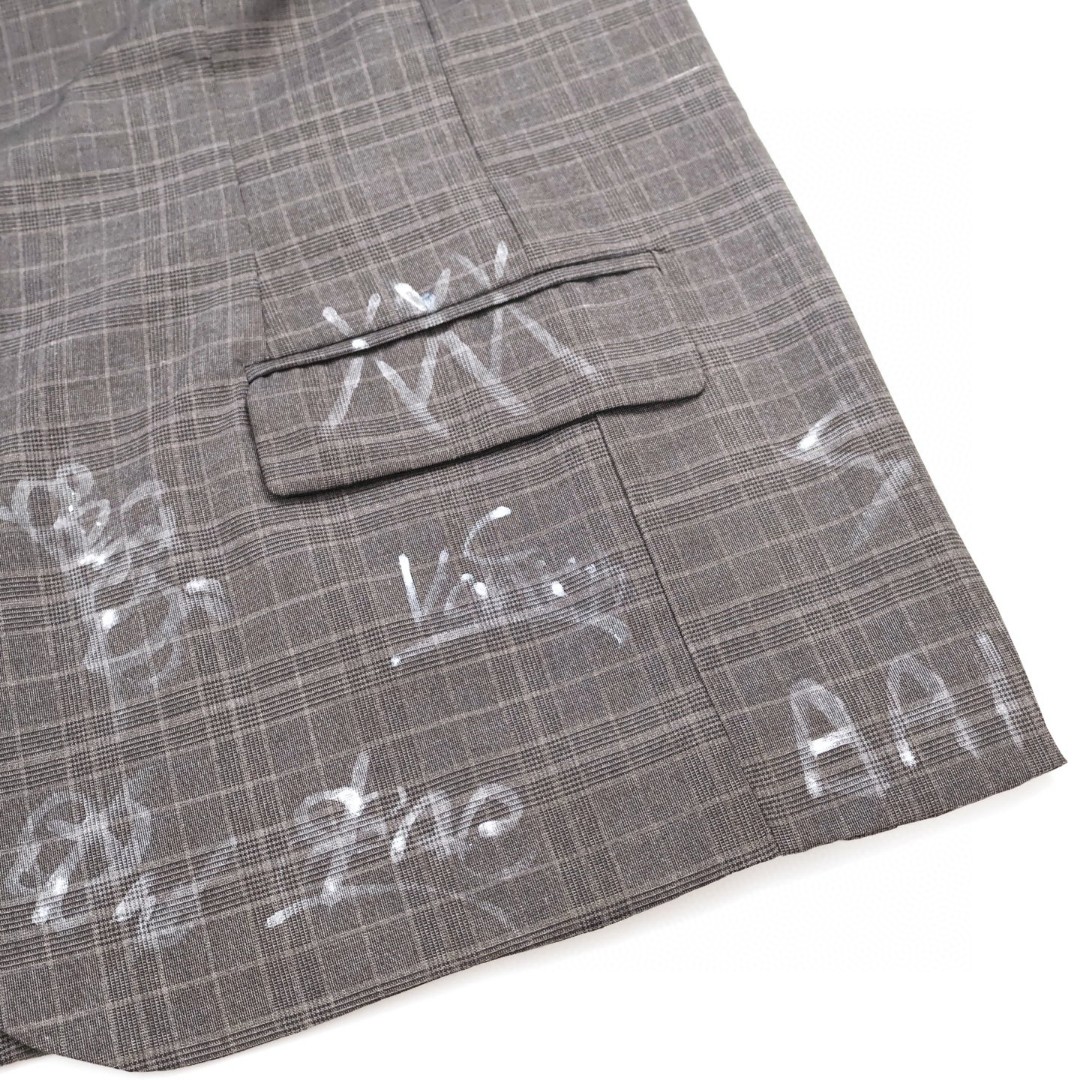 Balenciaga 巴黎世家 手绘涂鸦西装外套 长袖 灰色 C0 739591TOT071240