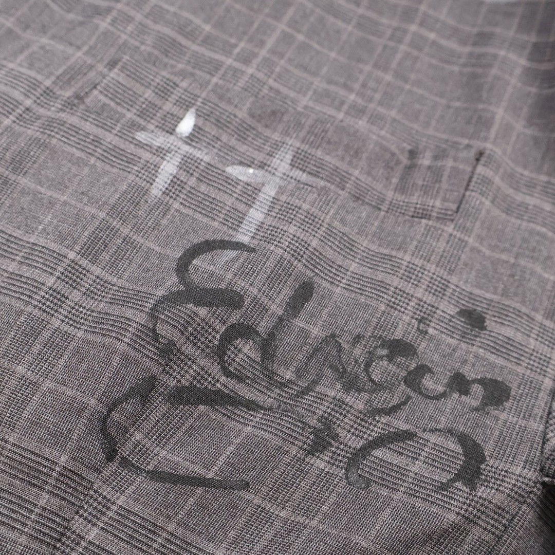 Balenciaga 巴黎世家 手绘涂鸦西装外套 长袖 灰色 C0 739591TOT071240