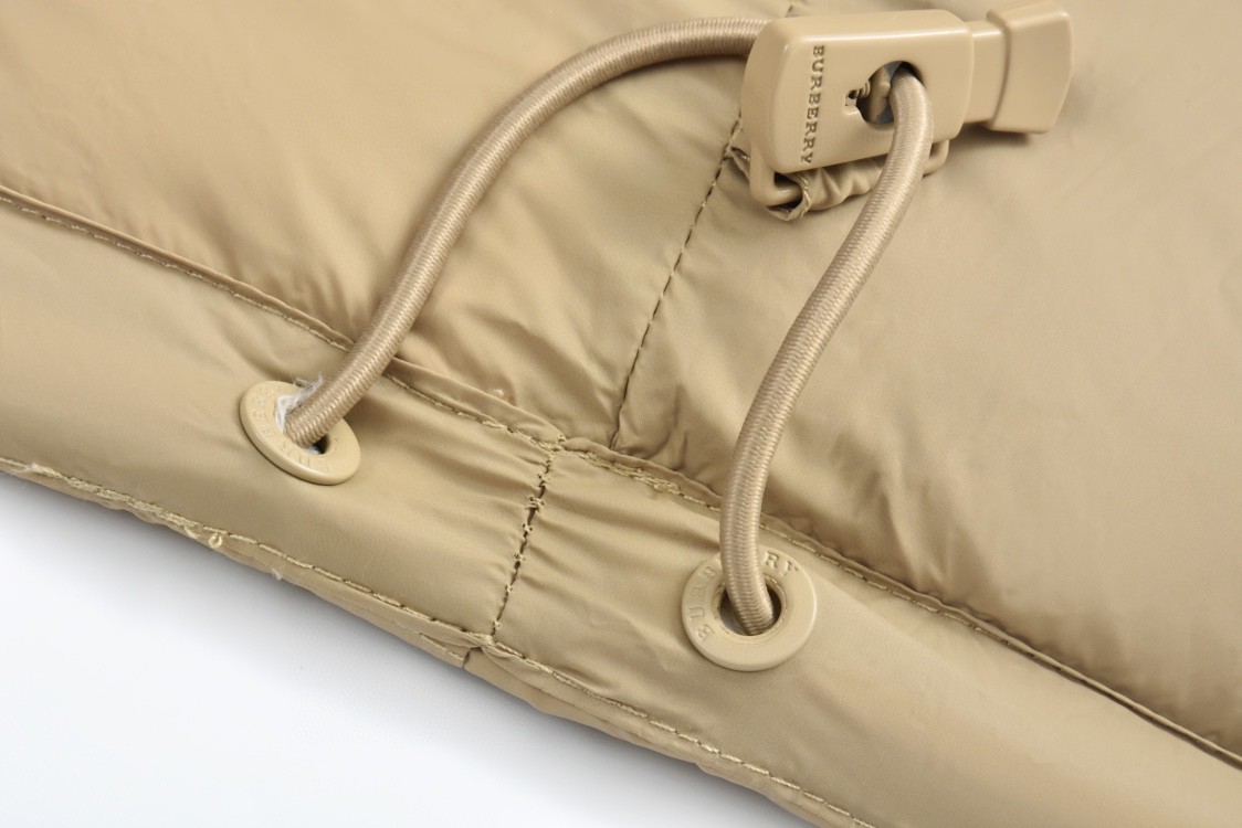 Burberry 巴宝莉 可拆袖马甲两穿羽绒服 长袖 外套 蜜色 E2 80211831