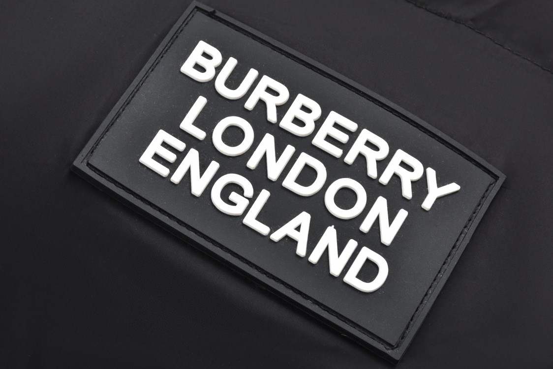 Burberry 巴宝莉 可拆袖马甲两穿羽绒服 长袖 外套 黑色 E2 80187311