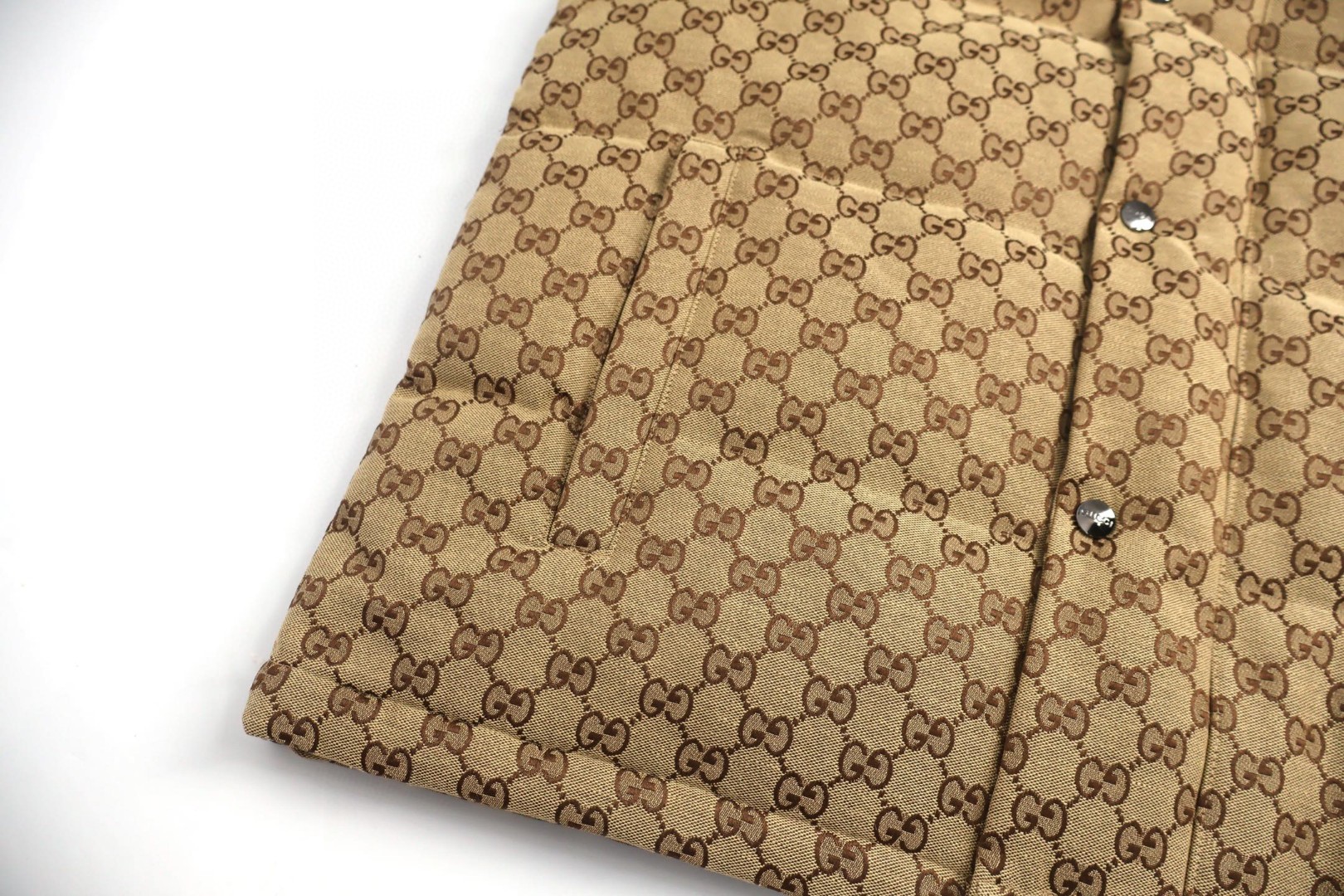 GUCCl 古驰 可拆卸袖满印提花连帽棉服 外套 夹克 长袖 E2 832290-Z9ABS-2580