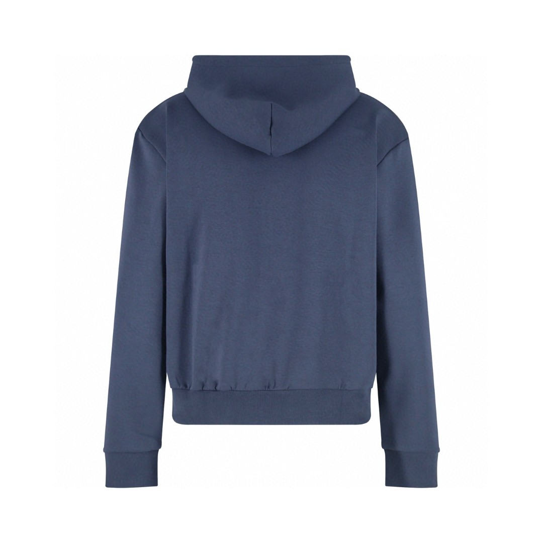 LOUIS VUITTON 路易威登 珍珠吊坠拉链连帽卫衣 外套 长袖 蓝色 黑色 B5 1AFRB1