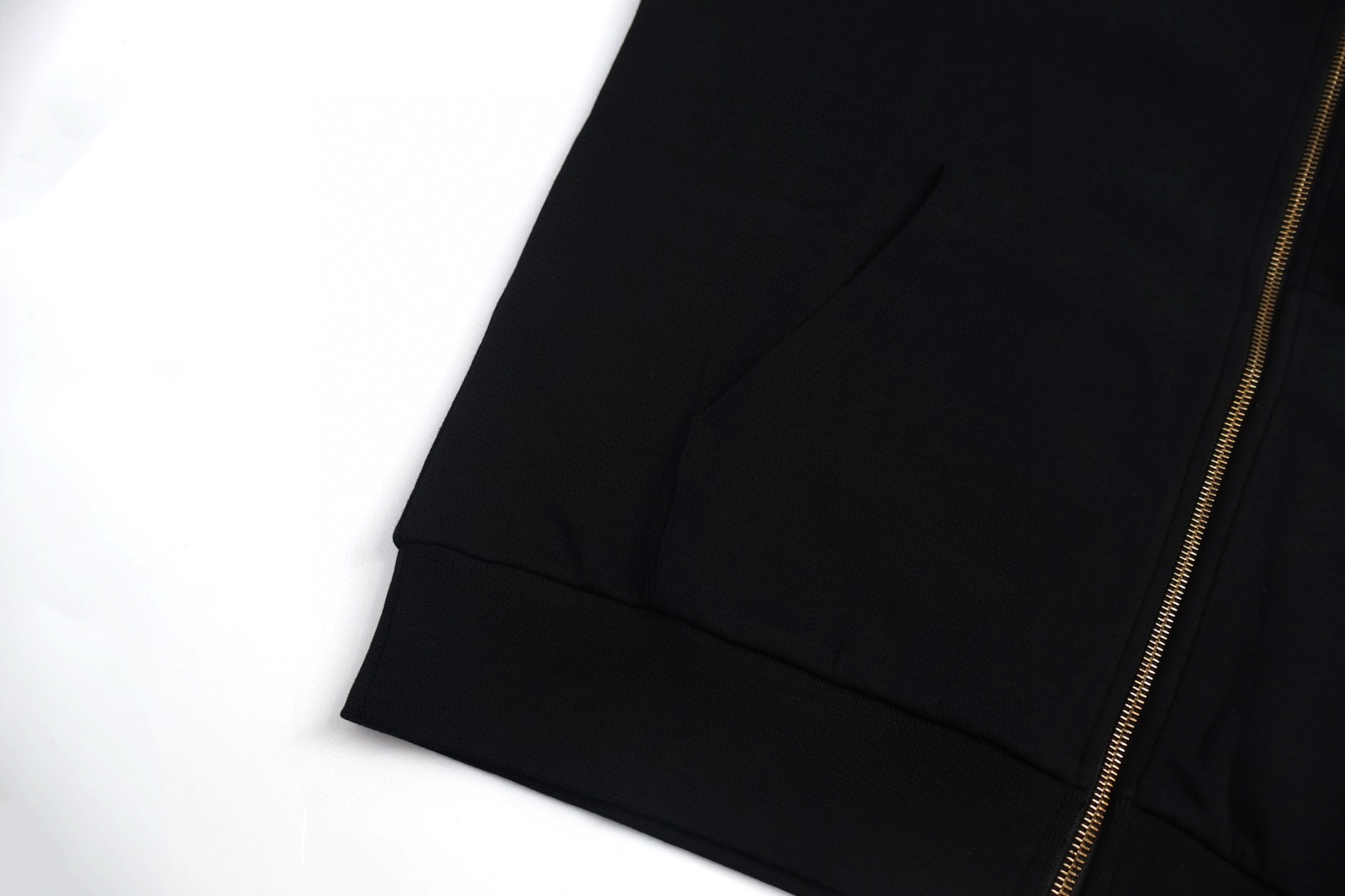 LOUIS VUITTON 路易威登 珍珠吊坠拉链连帽卫衣 外套 长袖 蓝色 黑色 B5 1AFRB1