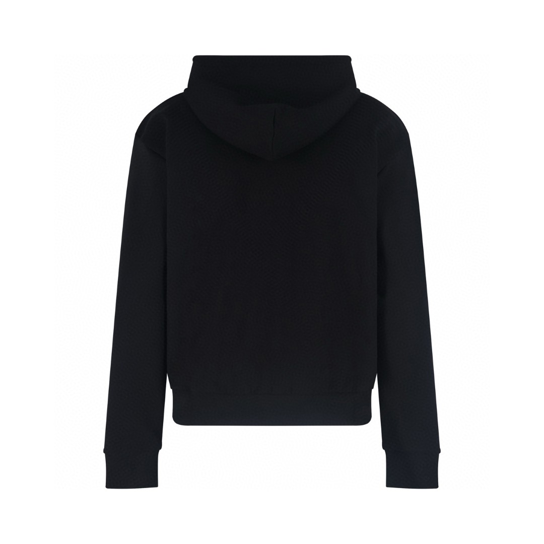 LOUIS VUITTON 路易威登 珍珠吊坠拉链连帽卫衣 外套 长袖 蓝色 黑色 B5 1AFRB1