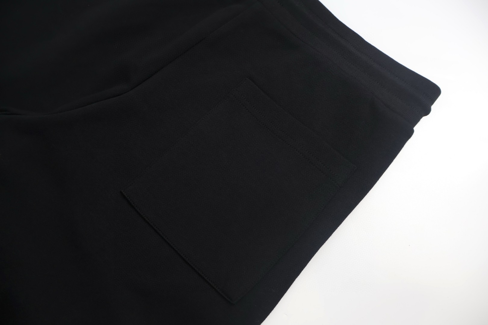 LOUIS VUITTON 路易威登 珍珠吊坠拉链松紧腰运动裤 休闲裤 裤子 长裤 蓝色 黑色 B0 1AFRBA