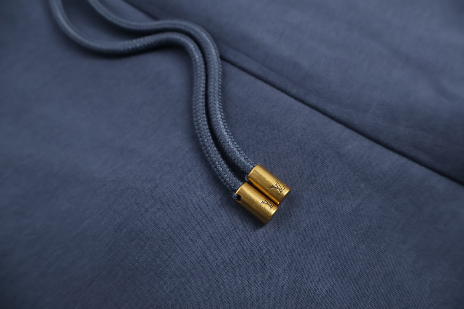 LOUIS VUITTON 路易威登 珍珠吊坠拉链松紧腰运动裤 休闲裤 裤子 长裤 蓝色 黑色 B0 1AFRBA