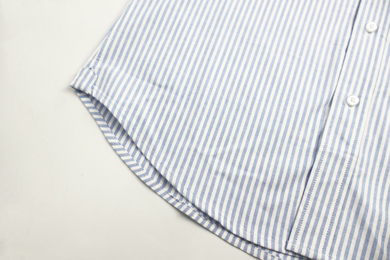 THOM BROWNE 双袖织带条纹衬衫 外套 长袖 蓝色 灰色 A5 MWL301A-00572-450