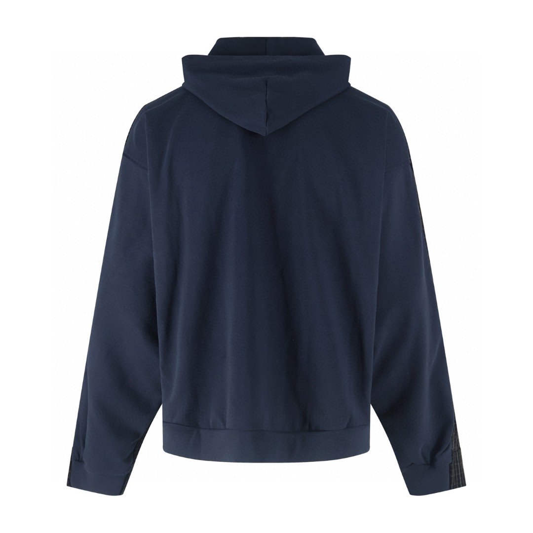 Balenciaga 巴黎世家 格纹拼接连帽外套 夹克 长袖 秋冬 B5 839189TOM051094