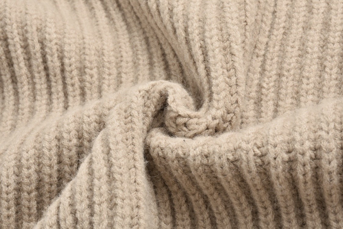 PRADA 普拉达 粗针羊毛针织衫 开衫 毛衣 长袖 黑色 棕色 B0 UMG165-11GC-F0008-S-222