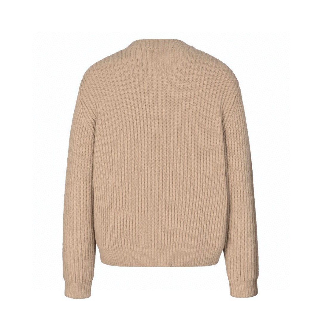 PRADA 普拉达 粗针羊毛针织衫 开衫 毛衣 长袖 黑色 棕色 B0 UMG165-11GC-F0008-S-222