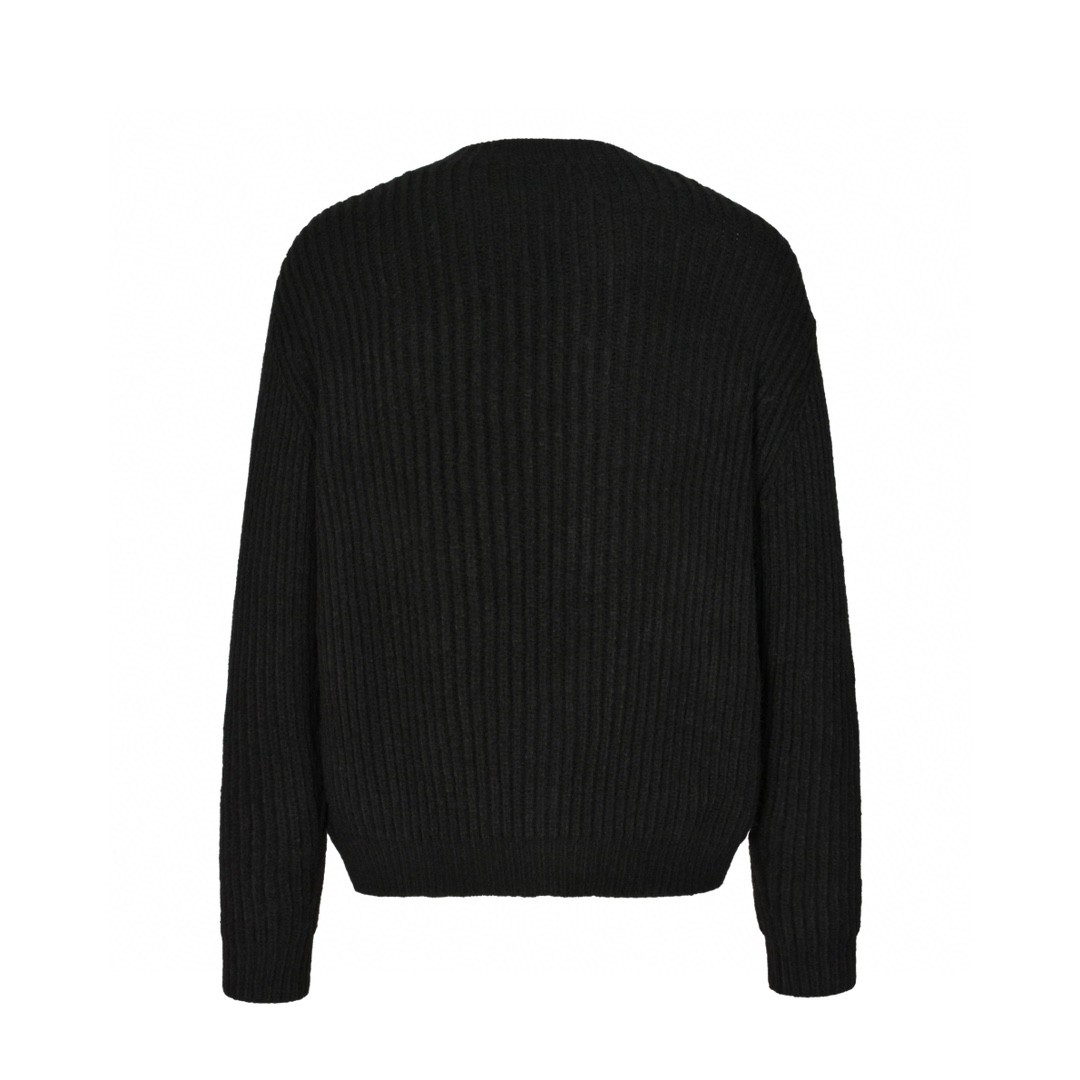 PRADA 普拉达 粗针羊毛针织衫 开衫 毛衣 长袖 黑色 棕色 B0 UMG165-11GC-F0008-S-222