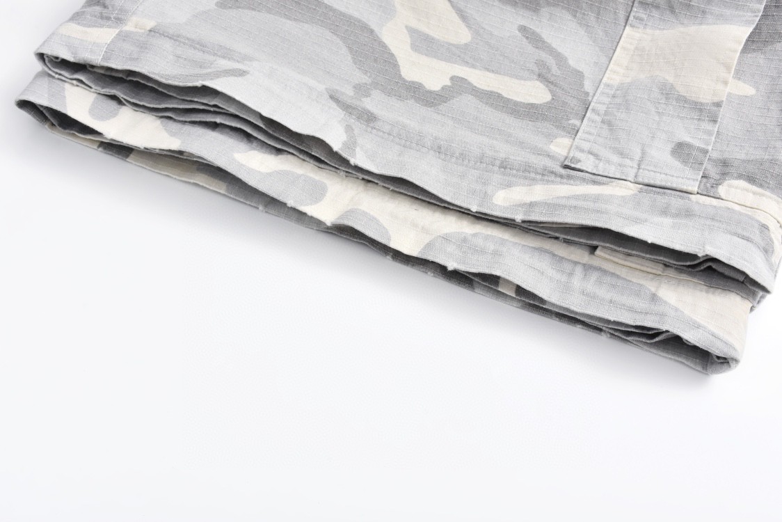 Balenciaga 巴黎世家 迷彩可拆卸工装裤 长裤 裤子 休闲裤 灰色 C0