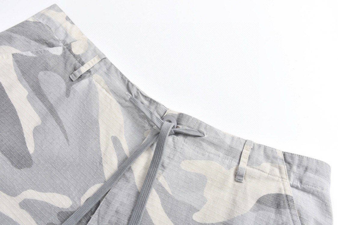 Balenciaga 巴黎世家 迷彩可拆卸工装裤 长裤 裤子 休闲裤 灰色 C0