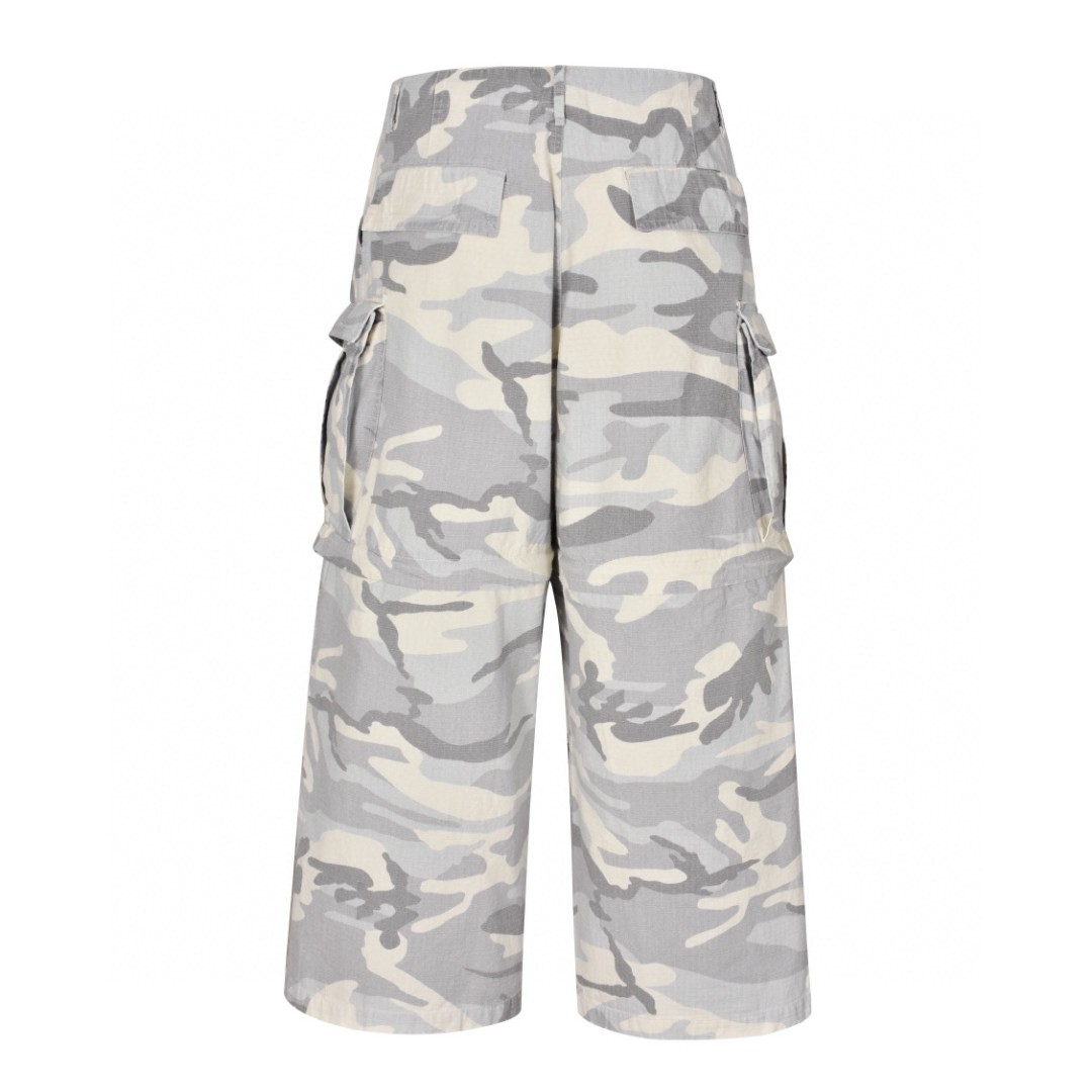 Balenciaga 巴黎世家 迷彩可拆卸工装裤 长裤 裤子 休闲裤 灰色 C0