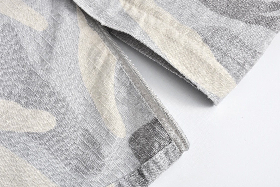 Balenciaga 巴黎世家 迷彩可拆卸工装裤 长裤 裤子 休闲裤 灰色 C0