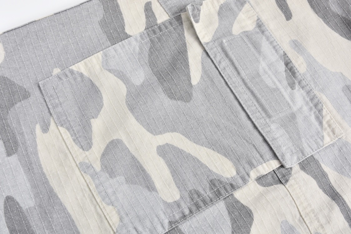 Balenciaga 巴黎世家 迷彩可拆卸工装裤 长裤 裤子 休闲裤 灰色 C0