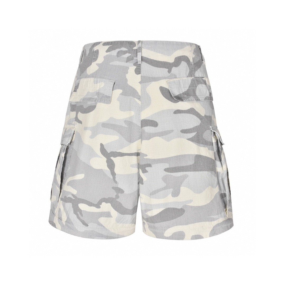 Balenciaga 巴黎世家 迷彩可拆卸工装裤 长裤 裤子 休闲裤 灰色 C0